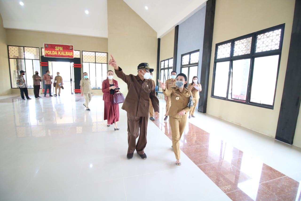 Pemkab Landak Hibah Bangunan Gedung Aula SPN Polda Kalbar