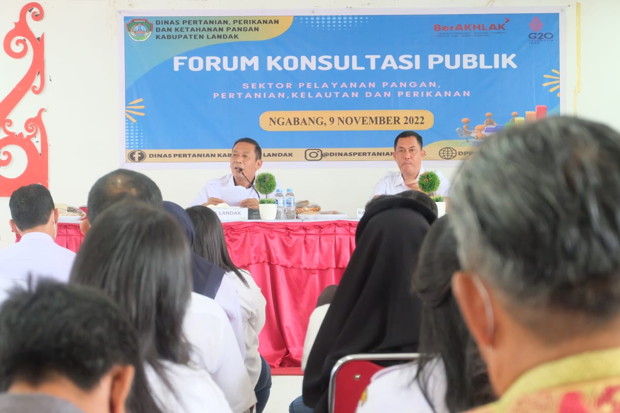 Forum Konsultasi Publik, Sekda Landak, Vinsensius: Birokrat Harus Merubah Mindset, Bukan Sebagai Penguasa
