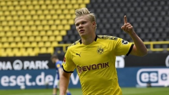 Hasil Liga Champions: Haaland Cetak Brace, Dortmund Kalahkan Sevilla 3-2