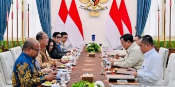 Prabowo Terima Tim Perumus RUU Satu Data Indonesia di Istana