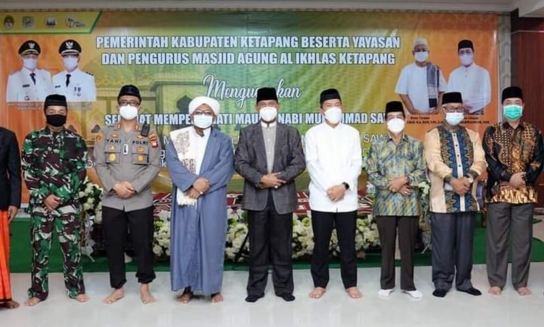 Peringatan Maulid Nabi Muhammad SAW, Wabup Ketapang: Kita Jadikan Tauladan Kepemimpinannya