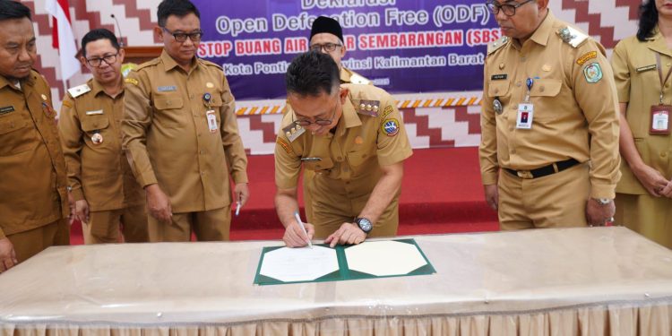 Pontianak Resmi Deklarasikan Status ODF, Komitmen Jaga Kesehatan Lingkungan Diperkuat