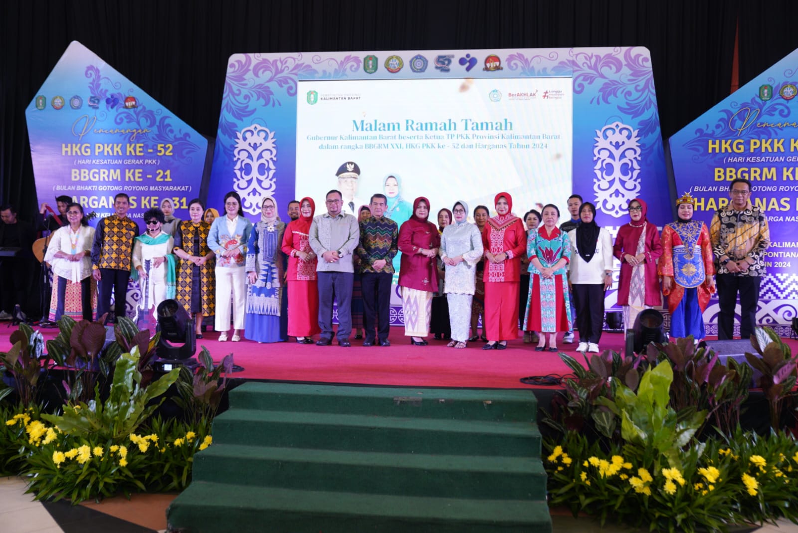 Malam Ramah Tamah HKG PKK, BBGRM dan Harganas, Tanamkan Semangat Gotong Royong
