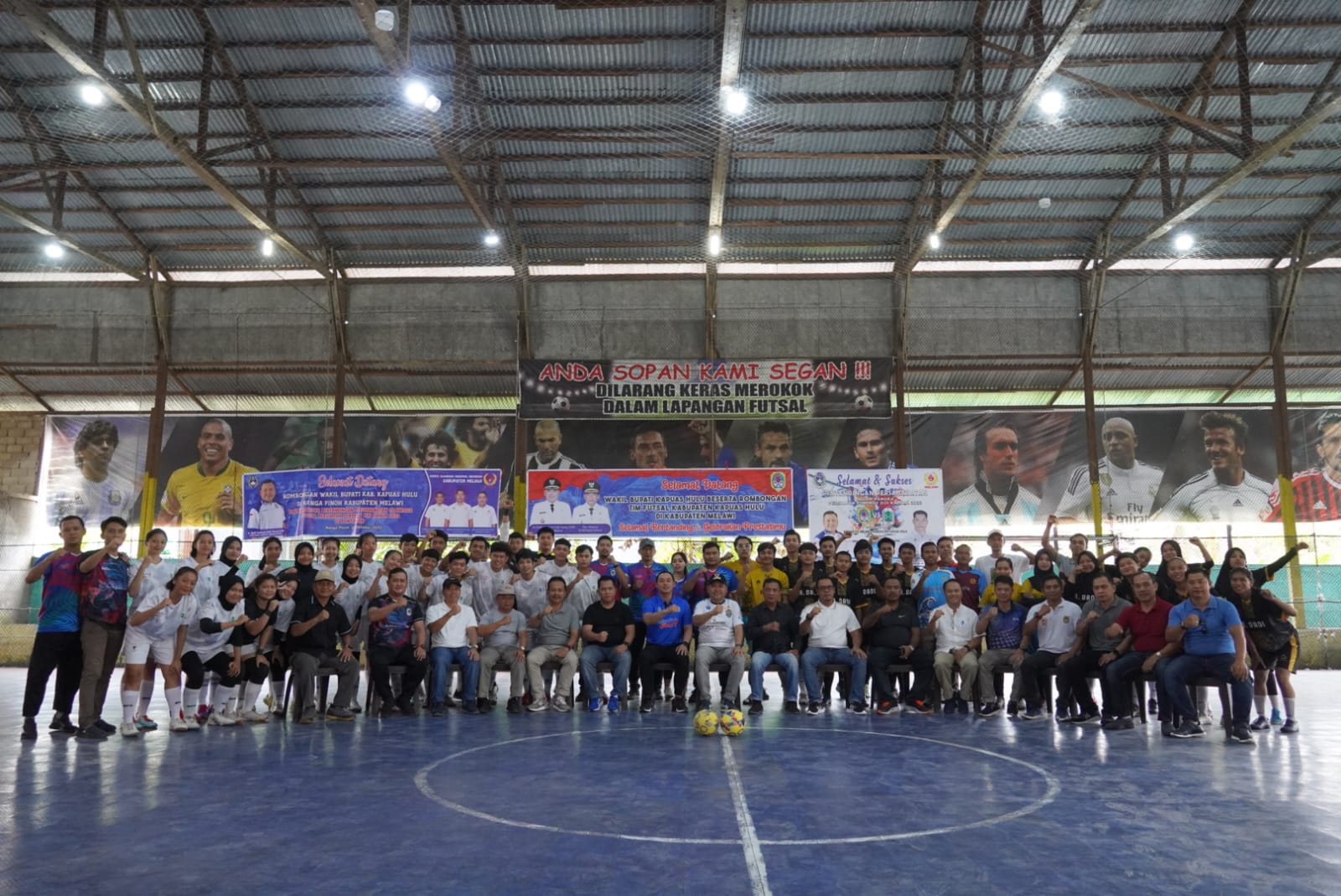 Pemanasan Jelang Porprov, Tim Futsal Kapus Hulu Mainkan Laga Persahabatan  Vs Melawi