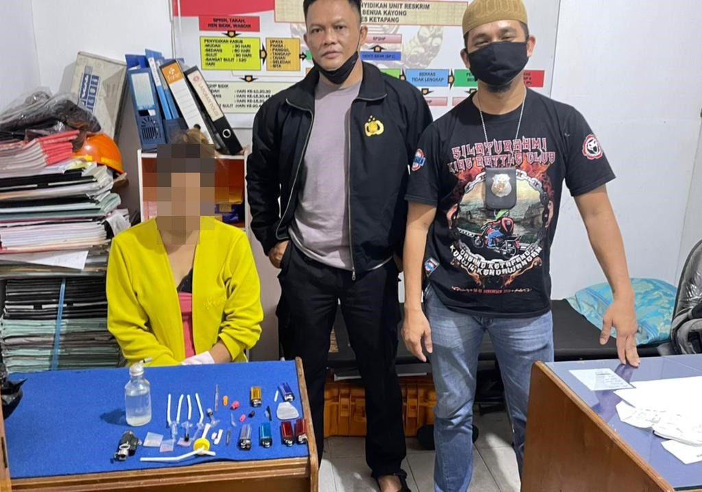 Kantongi Shabu, Hen dan SA Ditangkap Unit Reskrim Posek Benua Kayong