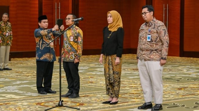 Tiga Dirjen Baru Kemenkeu Dilantik, Purbaya Tekankan Integritas