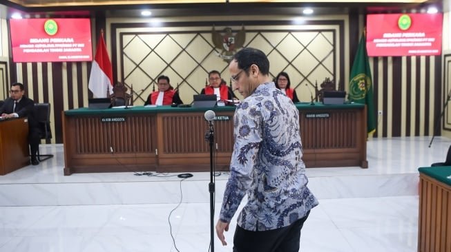 PT DKI Jakarta Pangkas Hukuman Nadiem Makarim Jadi 9 Tahun Penjara Subtema: