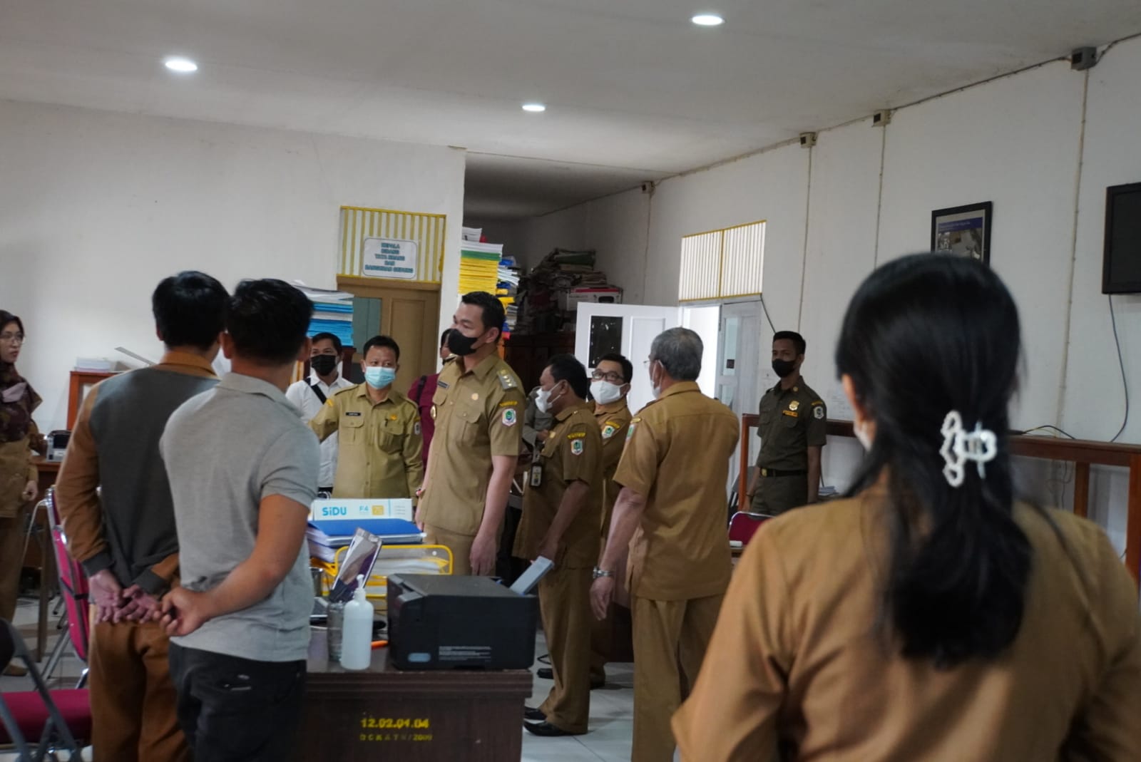 Bupati Sis Sidak Kerja PNS Pasca Tahun Baru