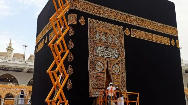 Kiswah Penutup Ka’bah Diganti saat Tahun Baru Islam 1 Muharram