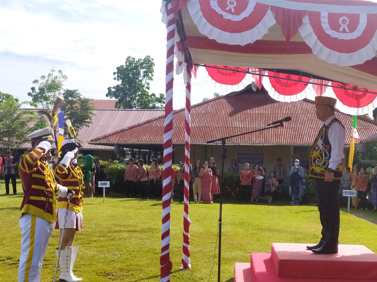 Peringatan Hardiknas, Samuel: Pemkab Landak Komitmen Anggarkan Alokasi Pendidikan 20 Persen dari APBD