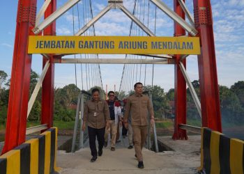 Jembatan Gantung Ariung Mendalam Selesai Dibangun, Bupati Kapuas Hulu Apresiasi Dukungan Pemerintah Pusat
