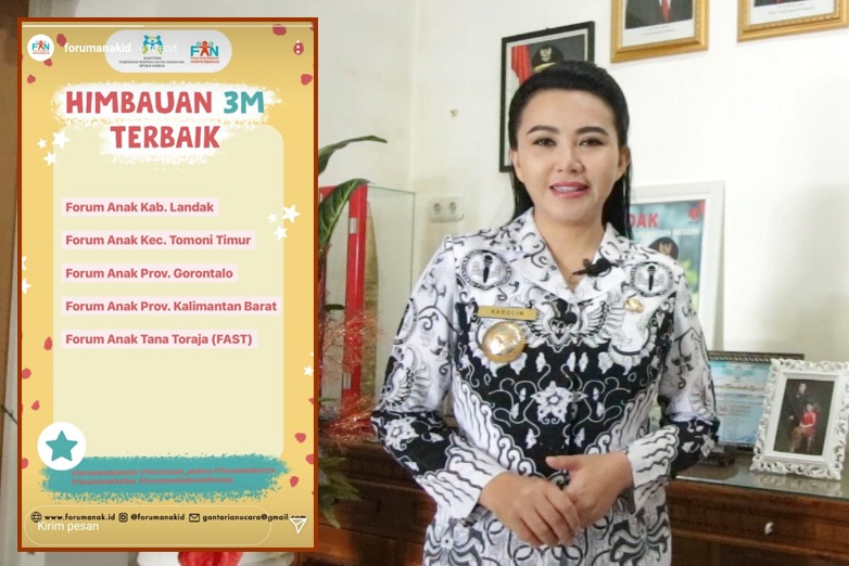 Kabupaten Landak Raih Penghargaan Forum Anak Terbaik Tingkat Nasional