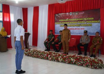 Pelatihan Calon Paskibraka Kapuas Hulu 2025