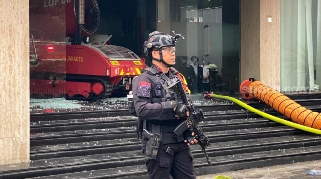 Tim Gegana Turun Tangan Tangani Ledakan Mirip Bom Dekat Wapress