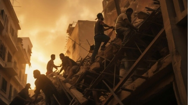 Usai Dibombardir Israel, Warga Gaza di Kawasan RS Indonesia Hidup Tanpa Harapan dan Makanan