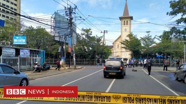 Bom Gereja Katedral Makassar: Pelaku Menerobos Masuk Sebelum Ledakkan Diri