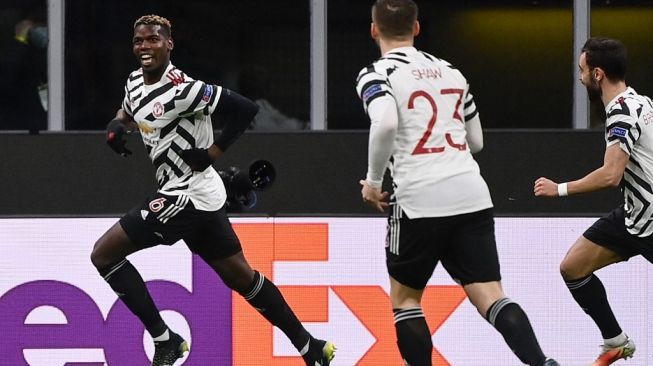 Pogba Antar Setan Merah Melaju ke Perempat Final