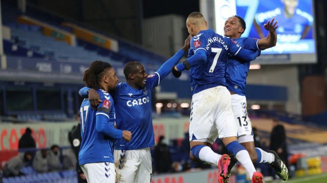 Gol Tunggal Richarlison Bawa The Toffees Kembali ke Jalur Kemenangan