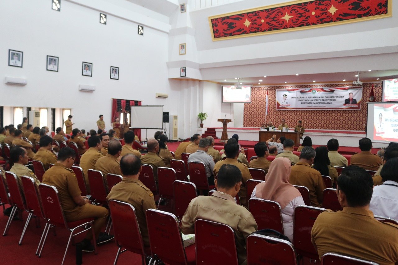 Rakor Program Pemberantasan Korupsi, Pj. Bupati Landak: Wujudkan Pemerintahan yang Bersih dan Profesional