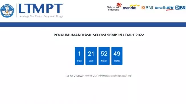 Ini Link Mirror Pengumuman SBMPTN 2022 untuk Cek Lolos atau Tidak