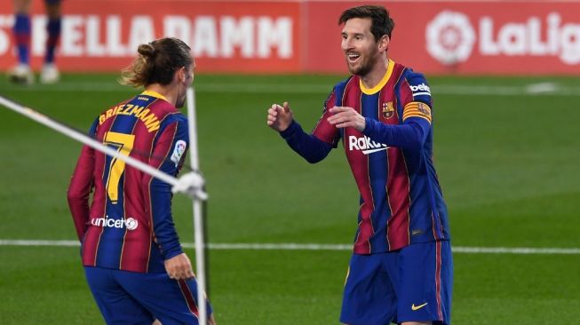 Messi Cetak Brace, Barca Menang 3-2