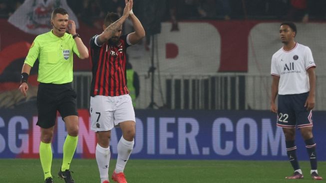Gol Delort Jadi Kunci Kemenangan Nice vs PSG