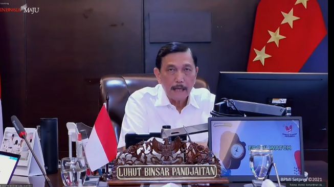 Audiensi Virtual Dengan IDI, Luhut Minta Masukan Untuk Kebijakan PPKM