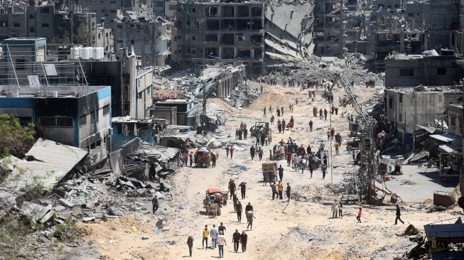 Butuh 15 Tahun Untuk Bersihkan Puing-puing Berserakan di Kota Gaza