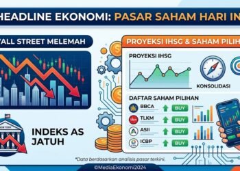 Wall Street Melemah, Ini Proyeksi IHSG dan Daftar Saham Pilihan