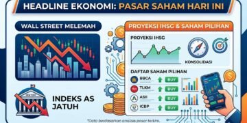 Wall Street Melemah, Ini Proyeksi IHSG dan Daftar Saham Pilihan