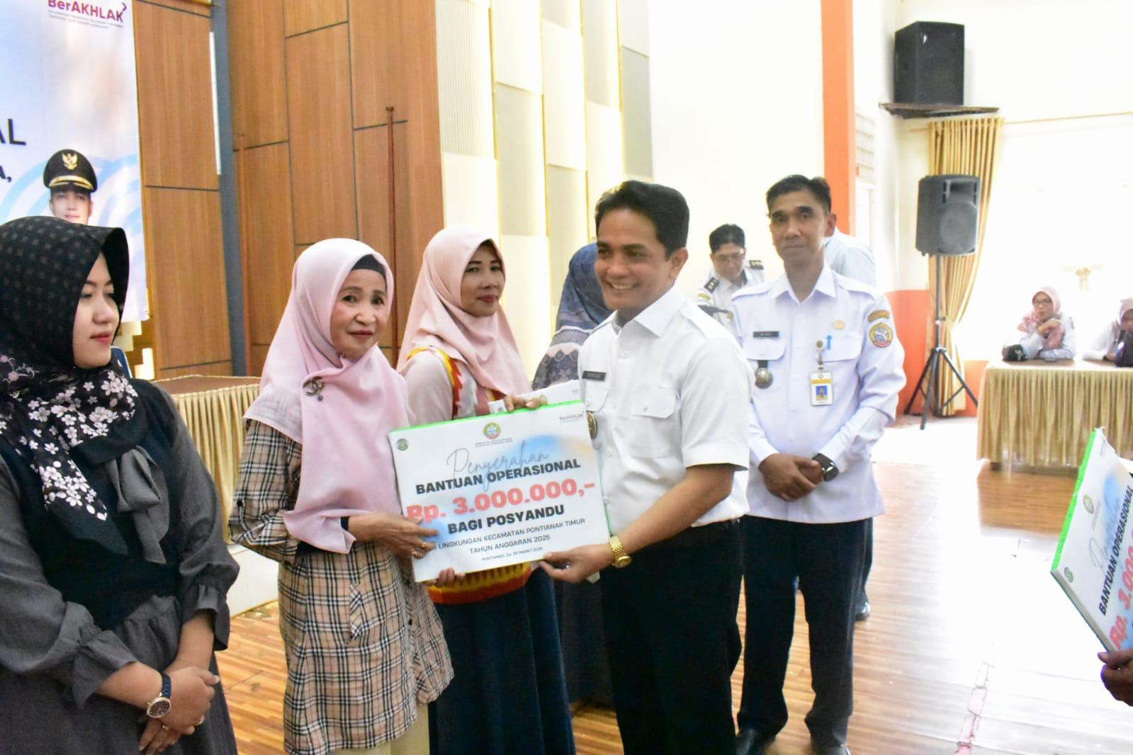 67 Posyandu di Pontianak Timur Terima Bantuan Operasional