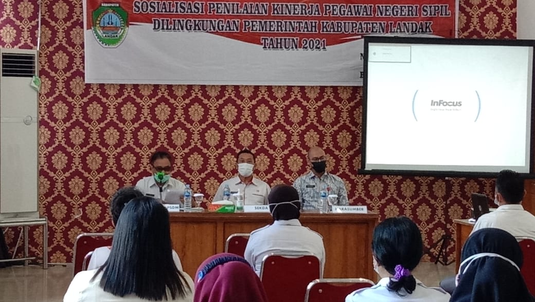 Sosialisasi Penilaian Kinerja Pegawai Negeri Sipil di Lingkungan Pemkab Landak