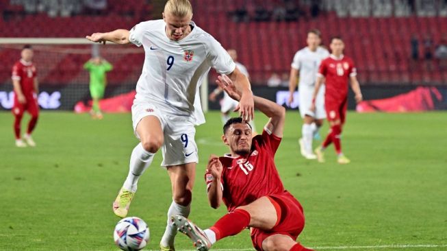 Erling Haaland Gacor, Bawa Norwegia Benamkan Swedia 2-1
