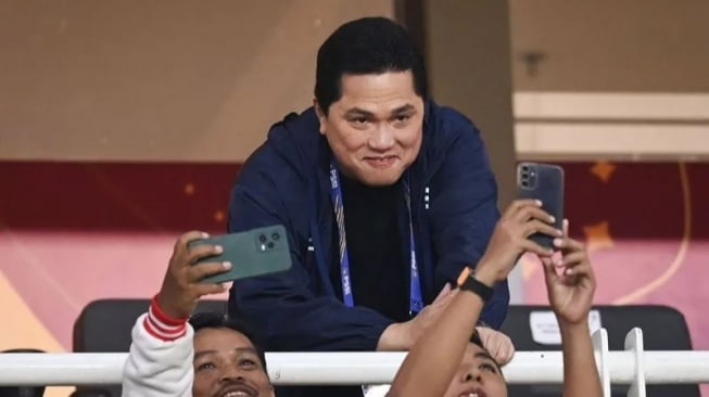 Erick Thohir Apresiasi Perjuangan Timnas U-23 Usai Kalah dari Vietnam di Final Piala AFF