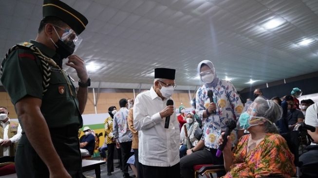 Pemerintah Percepat Vaksinasi, Wapres Ma’ruf: Kita Kejar Herd Immunity Akhir 2021