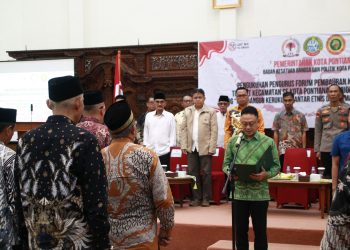 Wali Kota Pontianak Kukuhkan Pengurus FPK Kecamatan, Tegaskan Komitmen Pembauran dan Toleransi