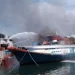 Kapal Motor Barcelona 5 Terbakar di Perairan Sulut, 280 Penumpang Dievakuasi, 3 Meninggal Dunia