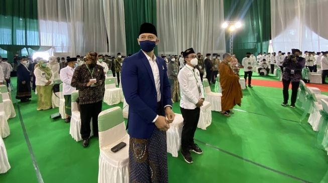 AHY dan Puan Ikut Hadiri Pengukuhan Pengurus Baru PBNU