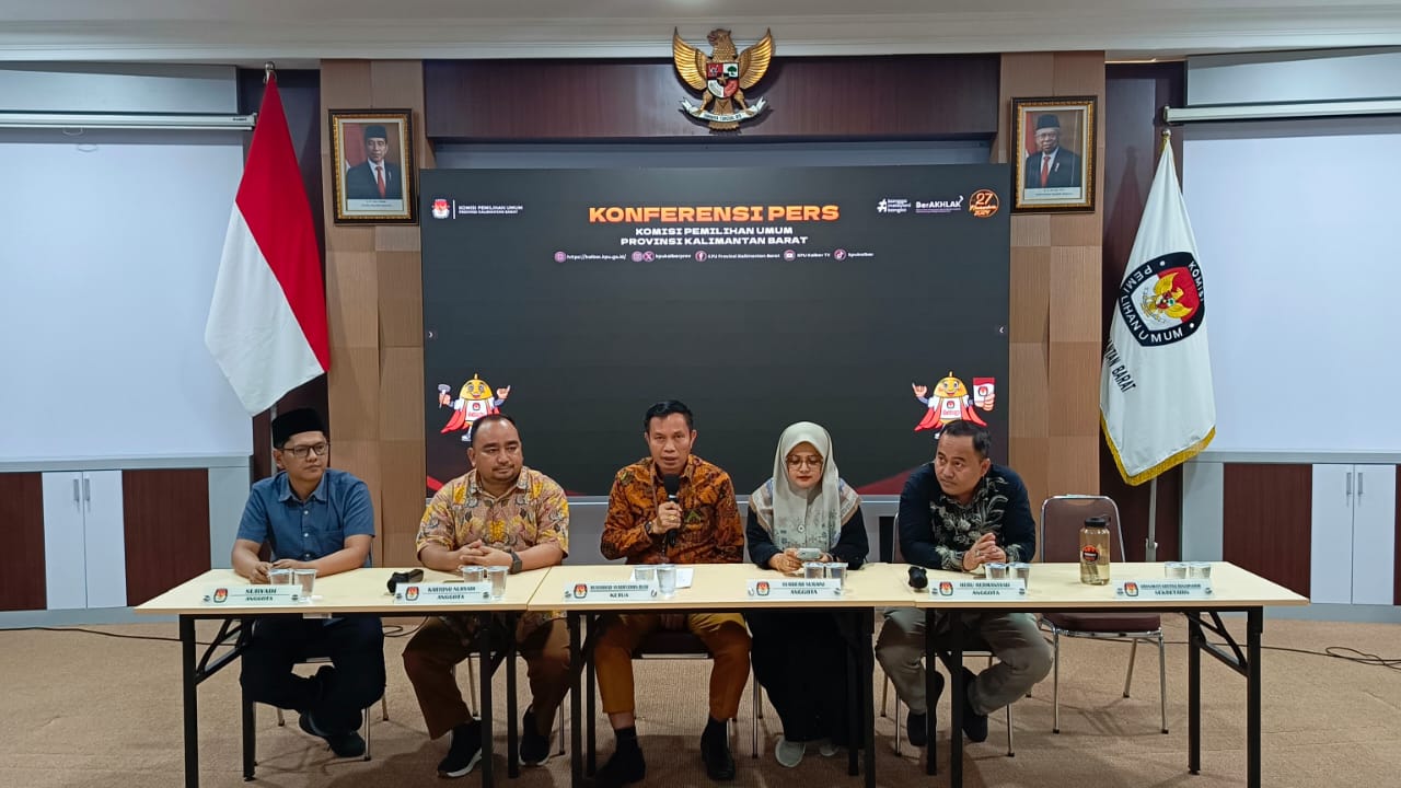 KPU Syaratkan 256.954 Suara Sah untuk Pencalonan Gubernur dan Wakil Gubernur Kalbar