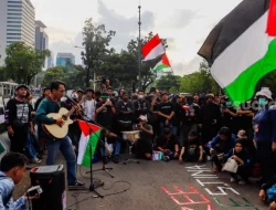 Aksi Bela Palestina, Musisi Indonesia Sampaikan 3 Poin Ini Di Depan Kedubes AS