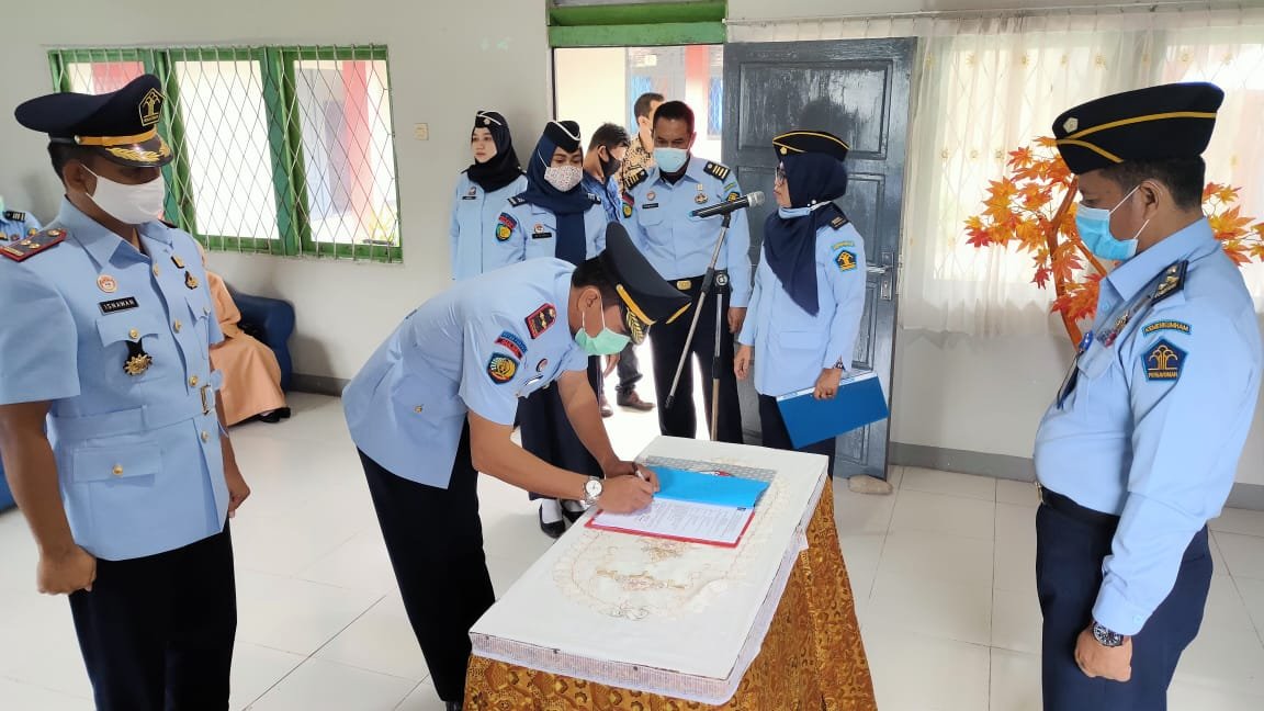 Sertijab Kalapas Kelas IIB Ketapang
