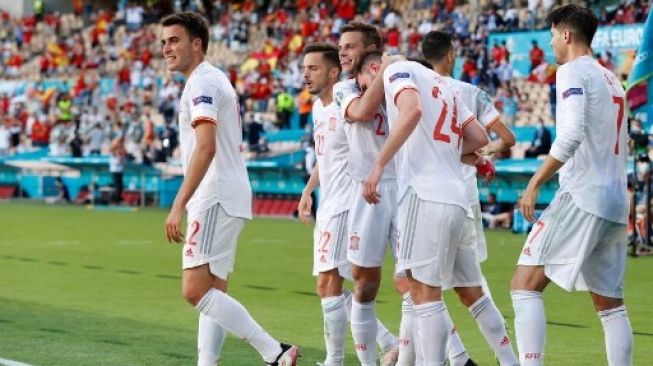 Lolos ke Babak 16 Euro 2020, Spanyol Libas Slovakia 5 Gol Tanpa Balas