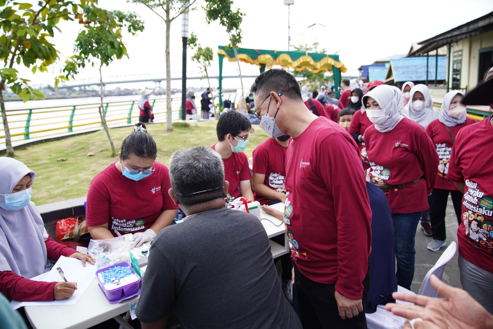 Launching GERMAS UPT Puskesmas Purnama, Wali Kota Pontianak: Yok Kita Berprilaku Hidup Bersih dan Sehat