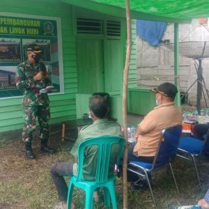 Warg Landak Dapat Bantuan Rumah Layak Huni Dari TNI