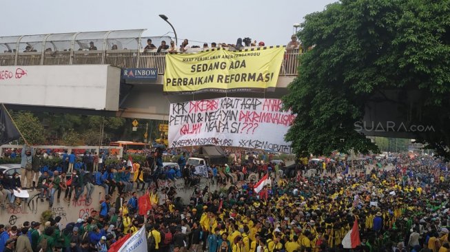 Aksi Demo Mahasiswa Terbesar di Indonesia Sepanjang Sejarah, Terbaru Tahun 2019