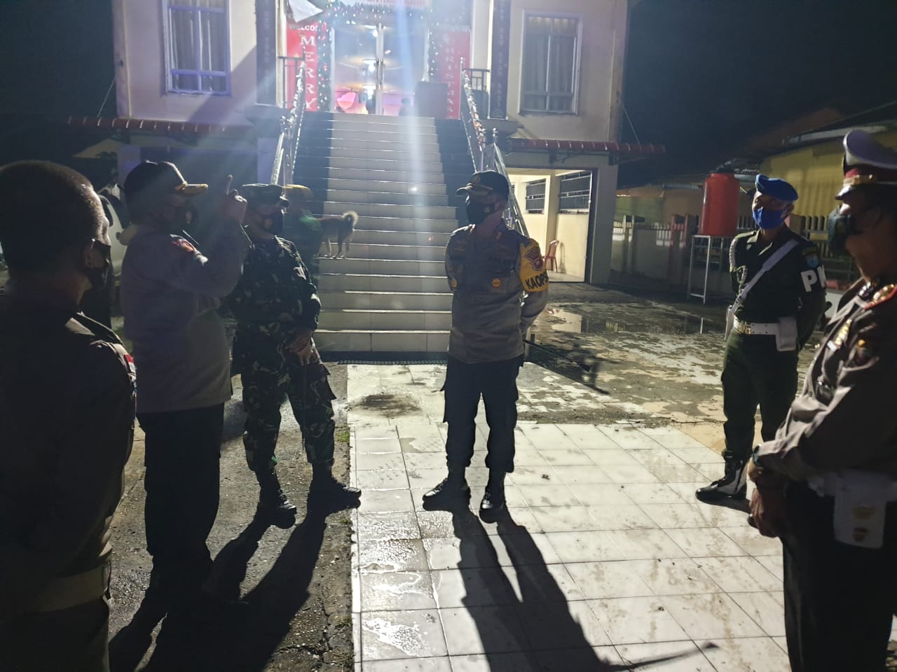 Situasi Pergantian Tahun Baru di Kabupaten Landak Kondusif