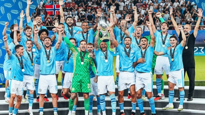 Manchester City Juara Piala Super Eropa