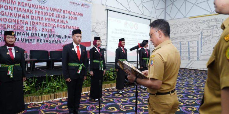 FKUB dan Duta Pancasila Pontianak Dikukuhkan, Wujud Komitmen Jaga Kerukunan dan Nilai Kebangsaan