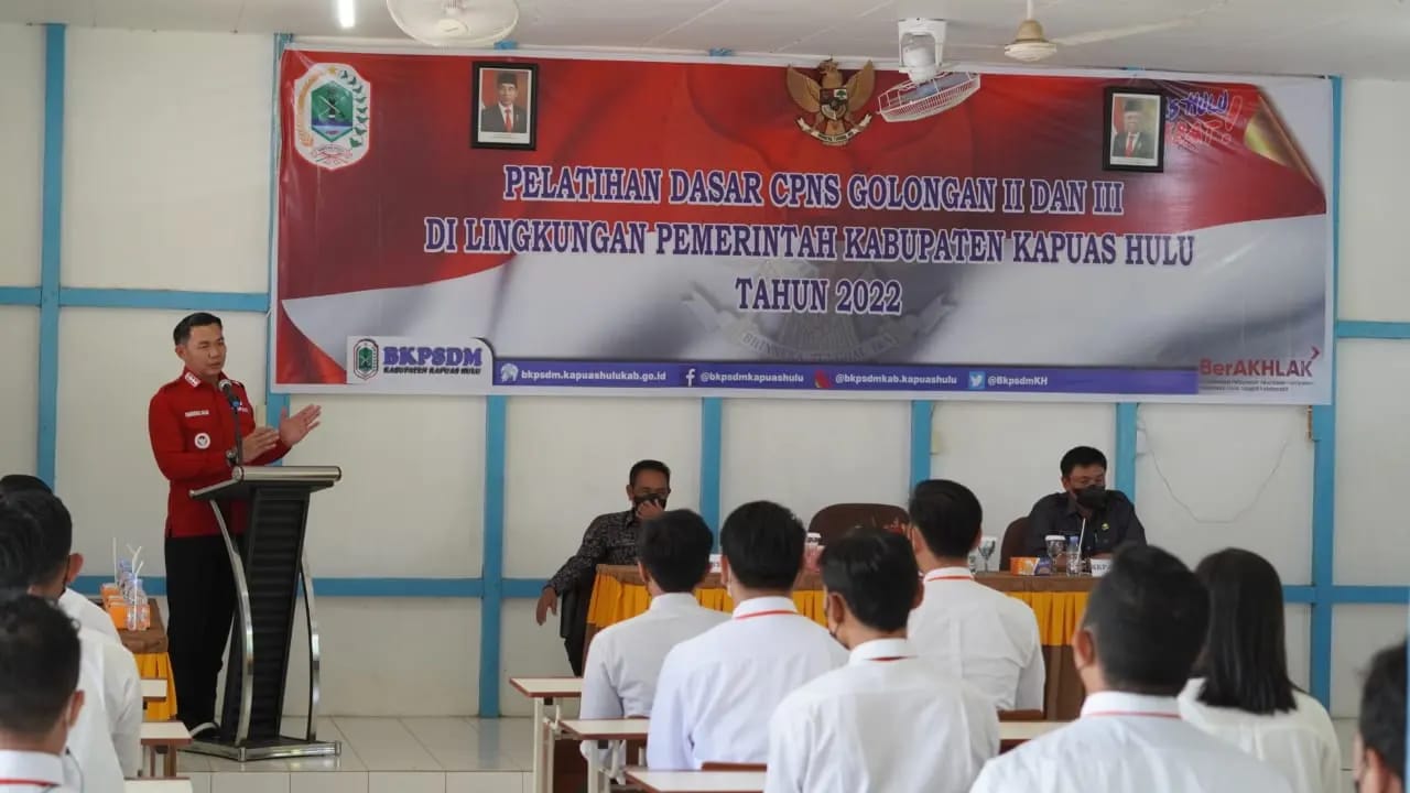Pelatihan Dasar CPNS Golongan II dan III Angkatan 151 Kapuas Hulu Ditutup