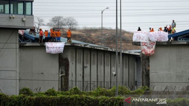 Bentrok Di Penjara Ekuador Kembali Pecah, 68 Napi Tewas Mengenaskan
